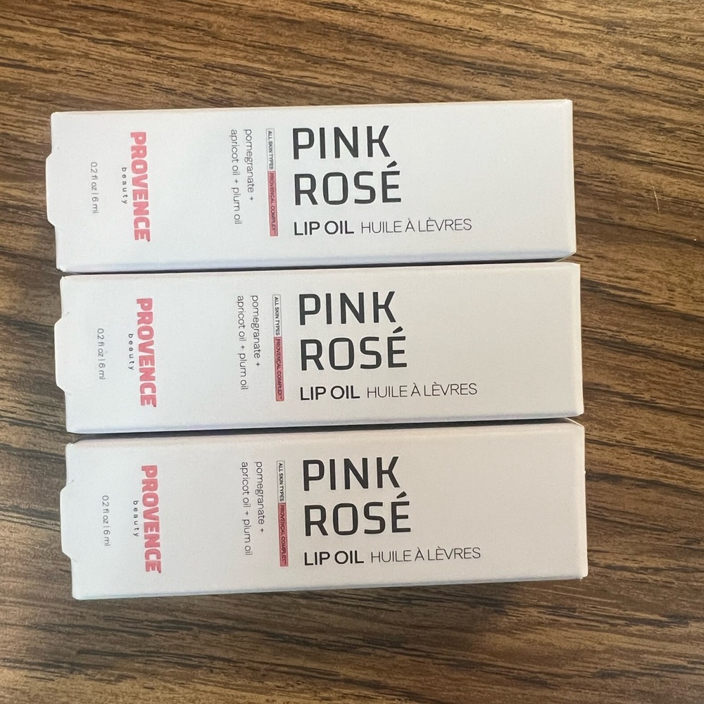 2 Pink Rosé Lip Oil